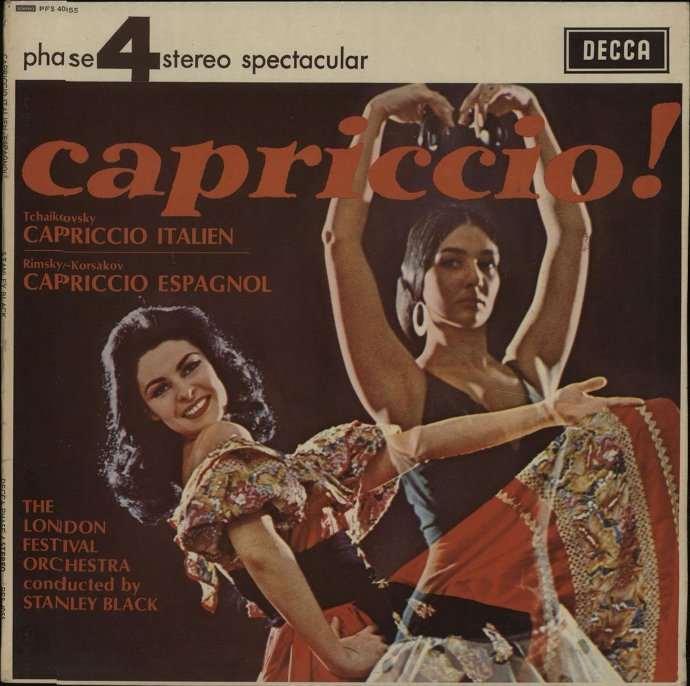Stanley Black Capriccio! UK vinyl LP album (LP record) PFS4055