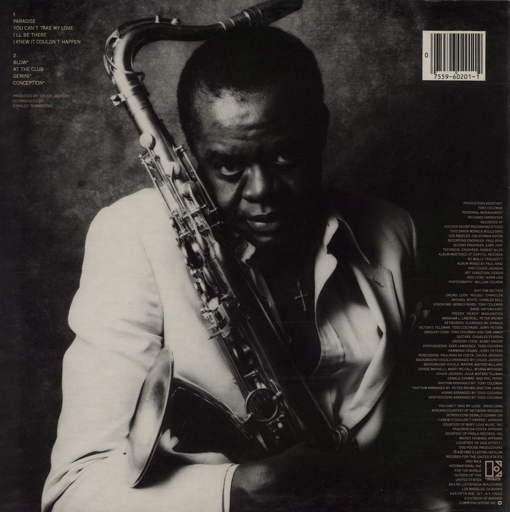 Stanley Turrentine Home Again US vinyl LP album (LP record) 075596020114