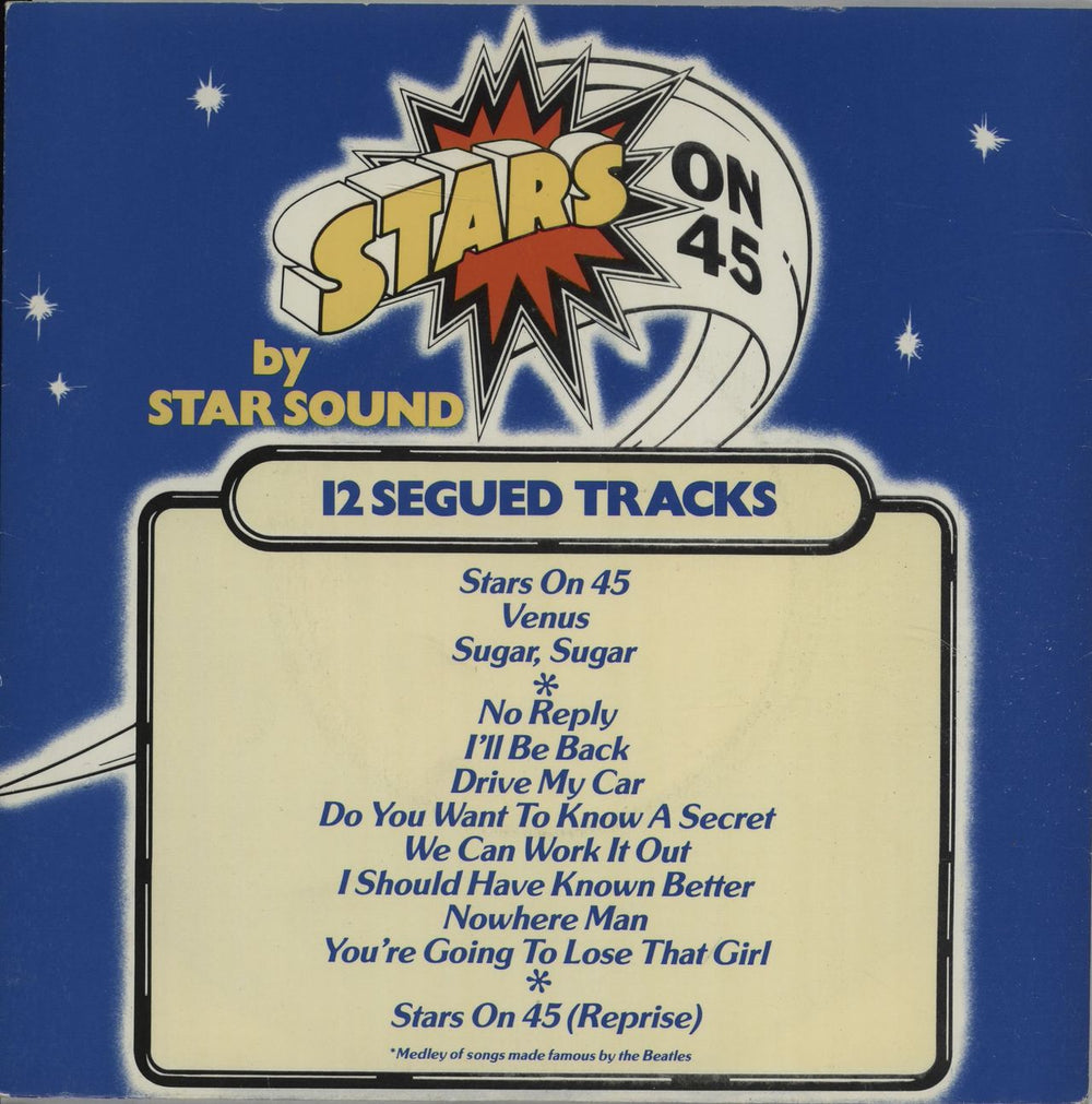 Star Sound Stars On 45 UK 7" vinyl single (7 inch record / 45) A1102