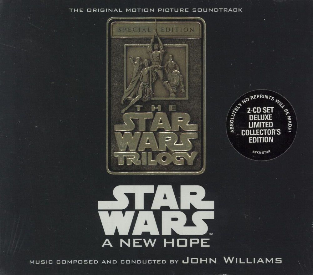 Star Wars Star Wars (A New Hope) (The Original Motion Picture Soundtrack) US 2 CD album set (Double CD) 09026-68746-2