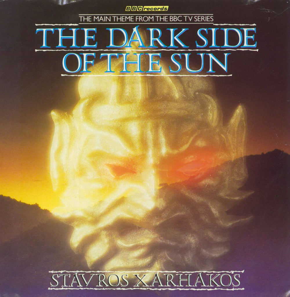 Stavros Xarhakos The Dark Side Of The Sun UK 7" vinyl single (7 inch record / 45) RESL135