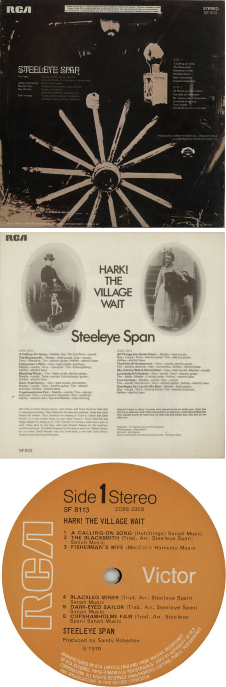 Steeleye Span Hark! The Village Wait - 1st - EX UK vinyl LP album (LP record) SSPLPHA621587