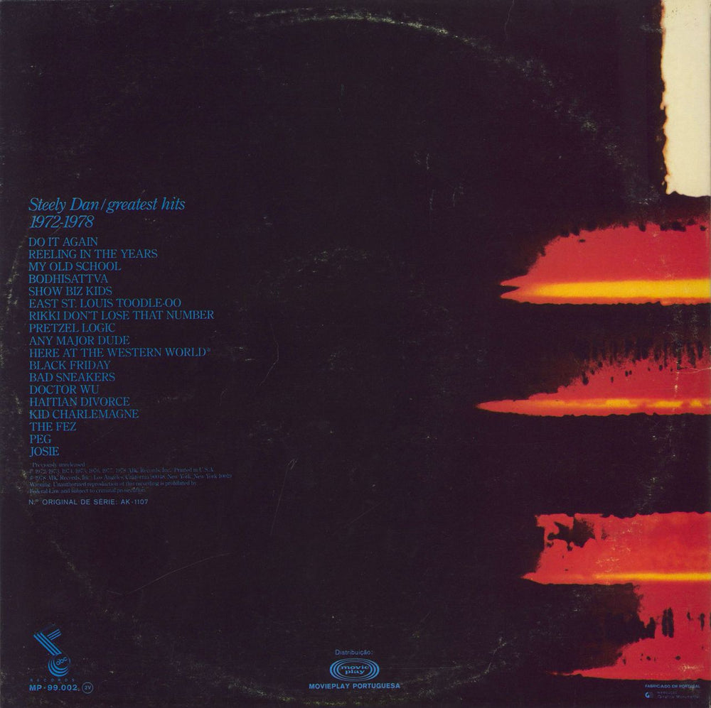 Steely Dan Greatest Hits 1972-1978 - EX Portugese 2-LP vinyl record set (Double LP Album)