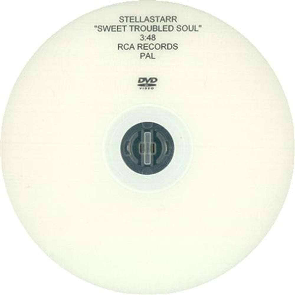 Stellastarr Sweet Troubled Soul UK promo DVD-R DVD-R ACETATE