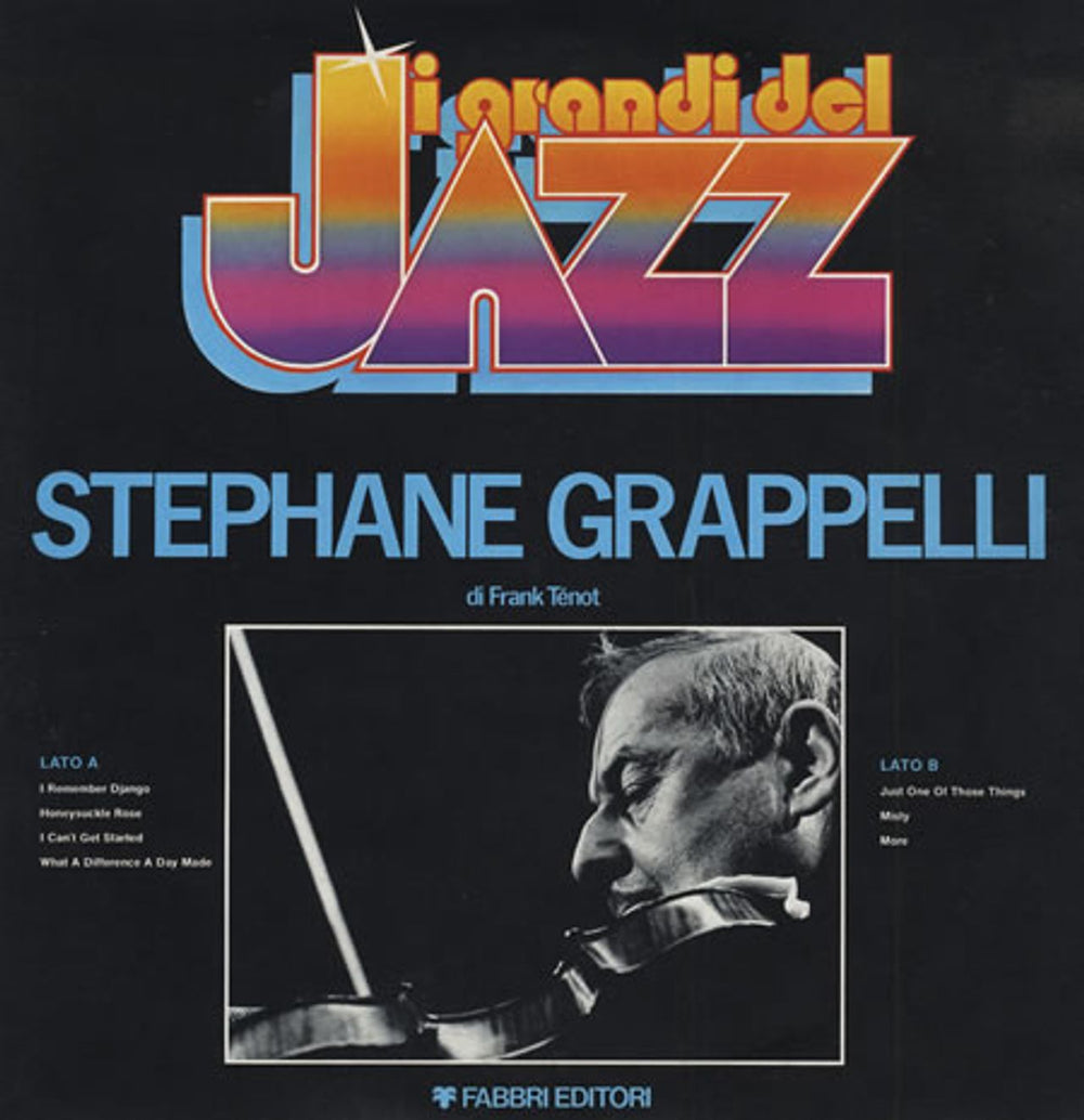 Stéphane Grappelli I Grandi Del Jazz #47 Italian vinyl LP album (LP record) GDJ47