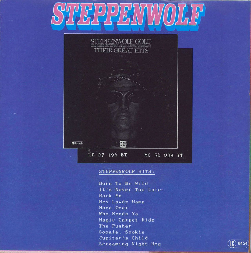 Steppenwolf Born To Be Wild German 7" vinyl single (7 inch record / 45)