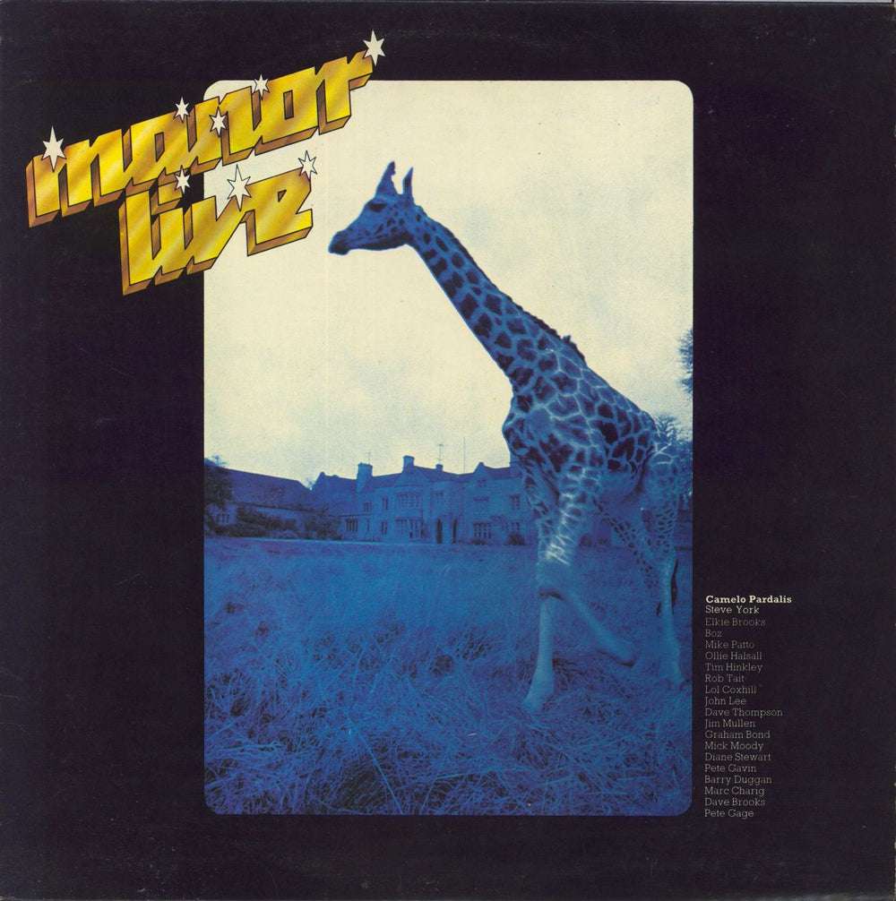 Steve Yorks Camelo Pardalis Manor Live UK vinyl LP album (LP record) V2003