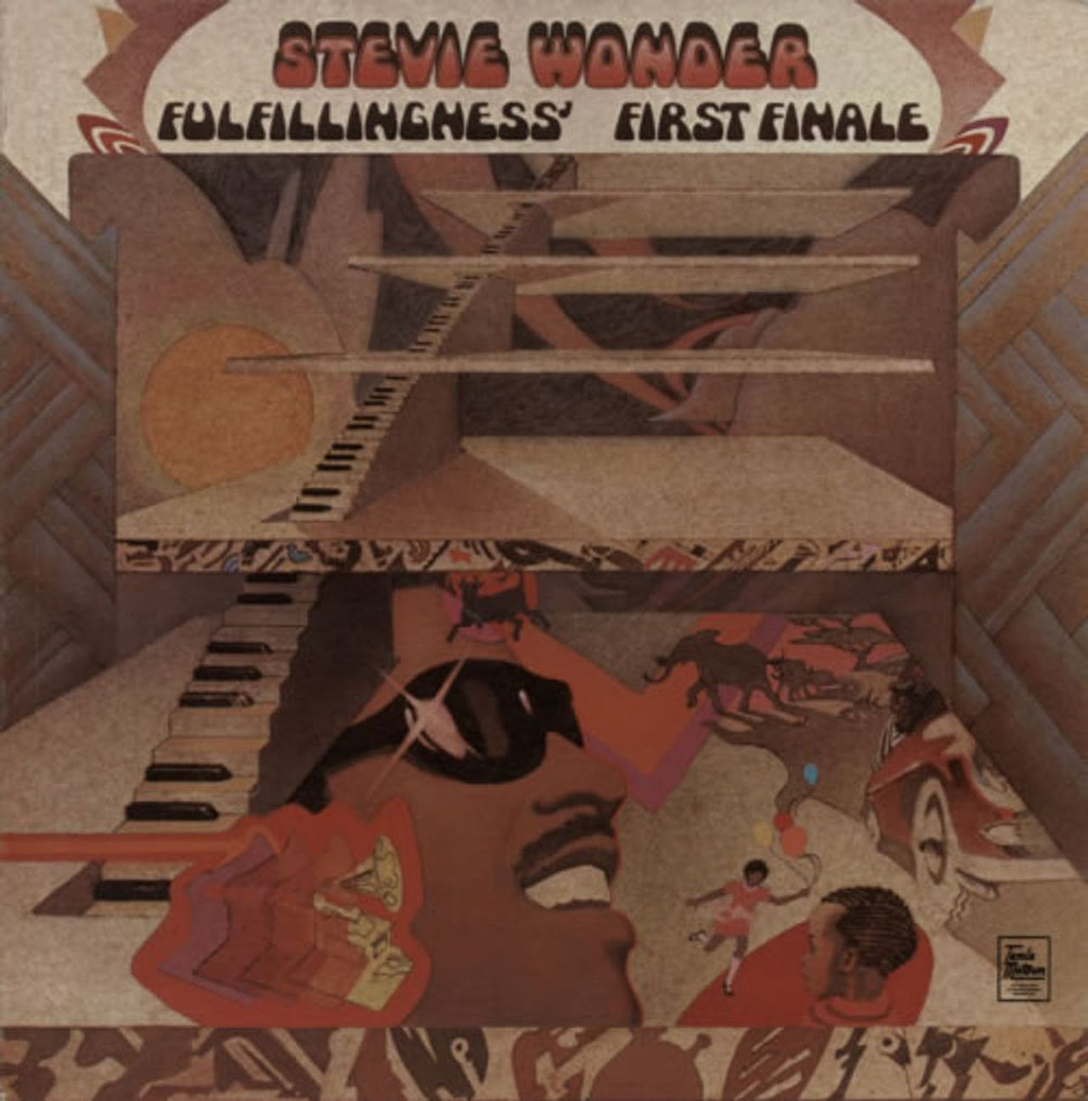 Stevie Wonder Fulfillingness' First Finale - All Rights UK vinyl LP album (LP record) STMA8019