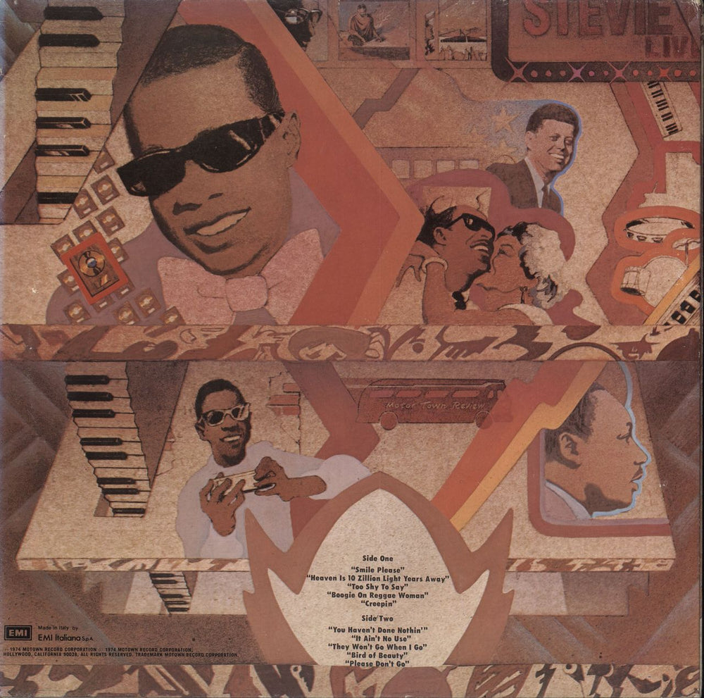 Stevie Wonder Fulfillingness' First Finale Italian vinyl LP album (LP record)