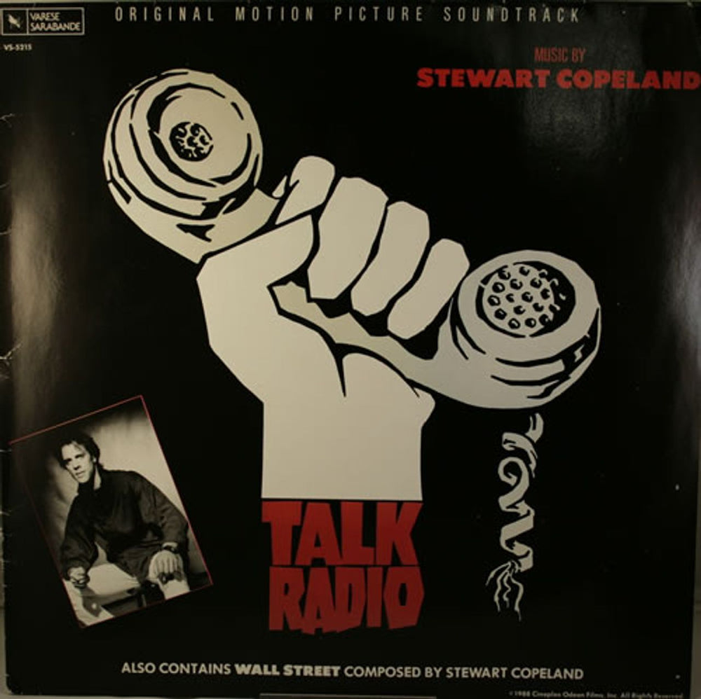 Stewart Copeland Talk Radio / Wall Street German vinyl LP album (LP record) VS-5215