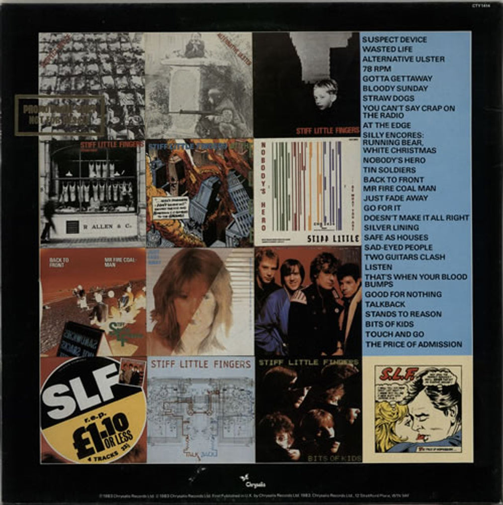 Stiff Little Fingers All The Best - EX UK 2-LP vinyl record set (Double LP Album) SFI2LAL586632