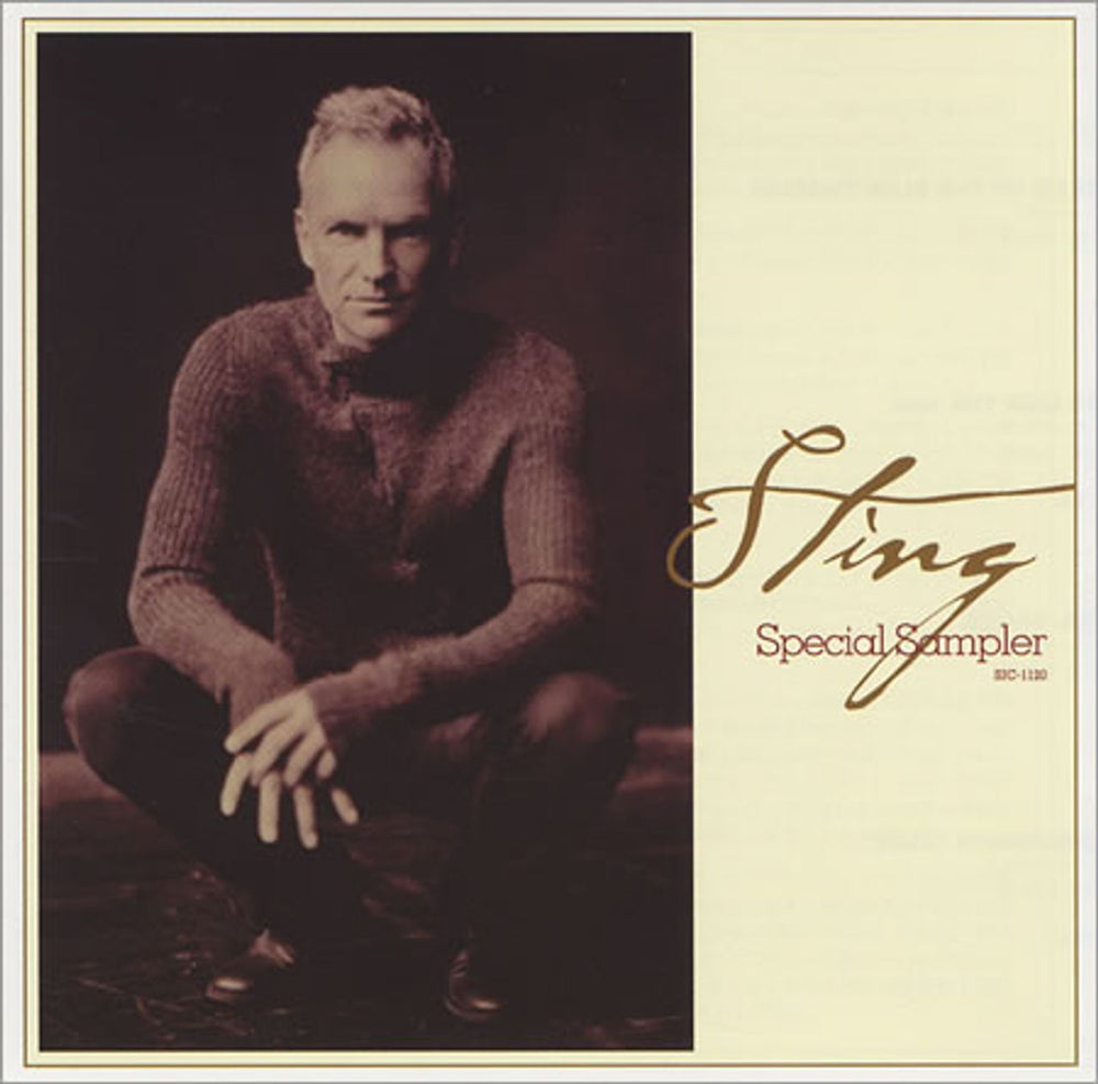 Sting Special Sampler Japanese Promo CD album (CDLP) SIC-1120