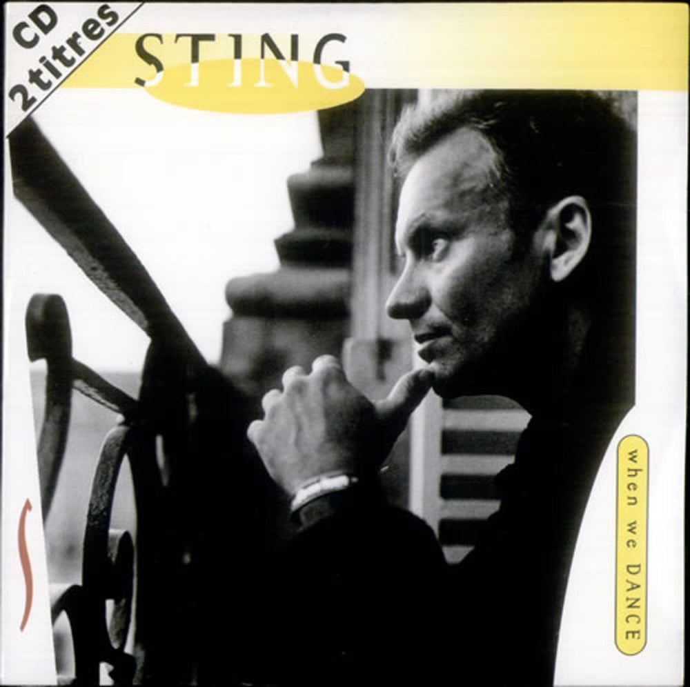 Sting When We Dance French CD single (CD5 / 5") 580846-2
