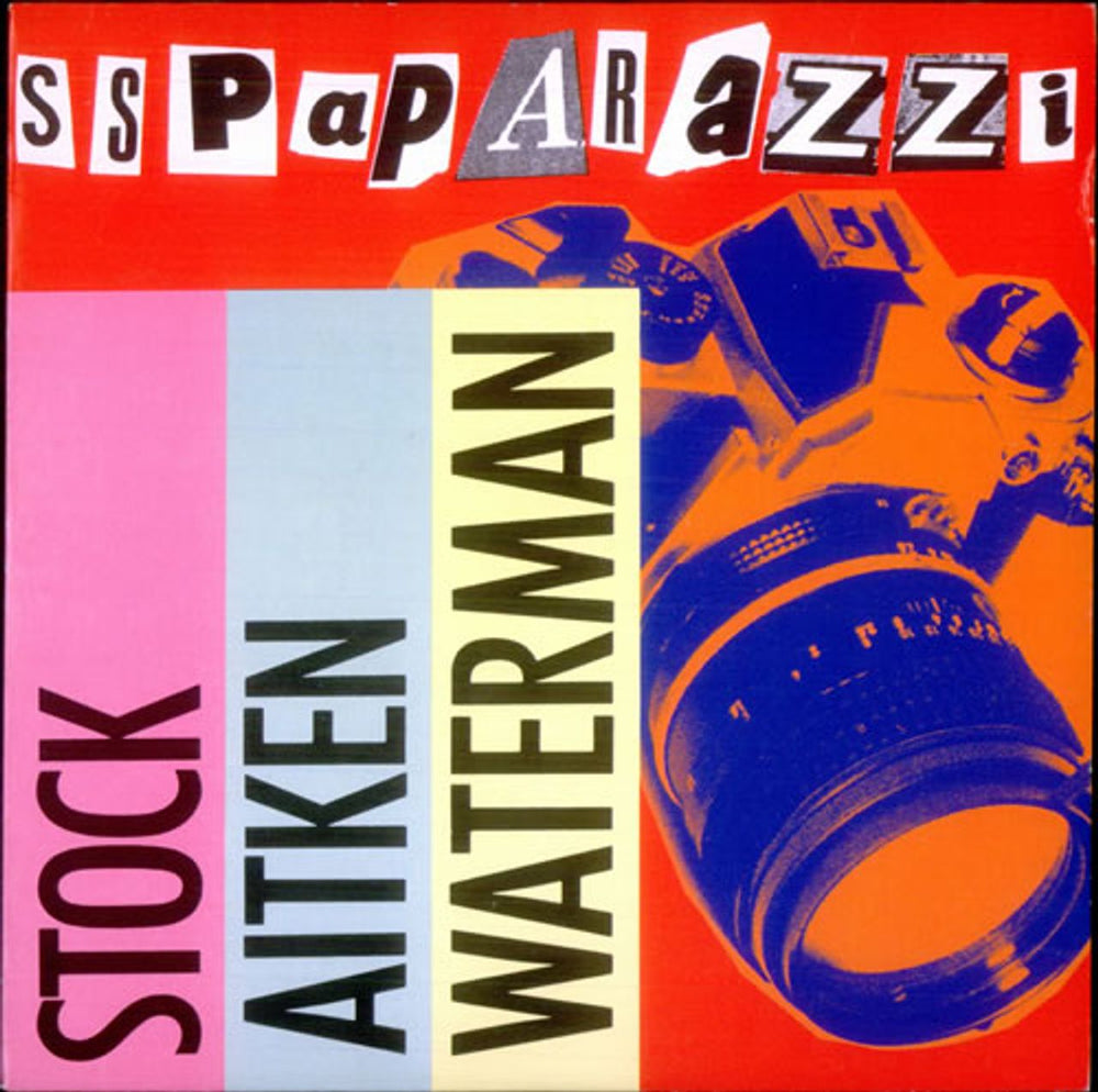 Stock Aitken Waterman SS Paparazzi UK 7" vinyl single (7 inch record / 45) PWL22