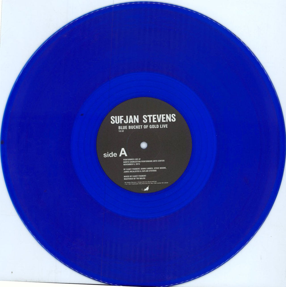 Sufjan Stevens Blue Bucket Of Gold (Live) / Hotline Bling (Live) UK 12" vinyl single (12 inch record / Maxi-single) SUJ12BL783339