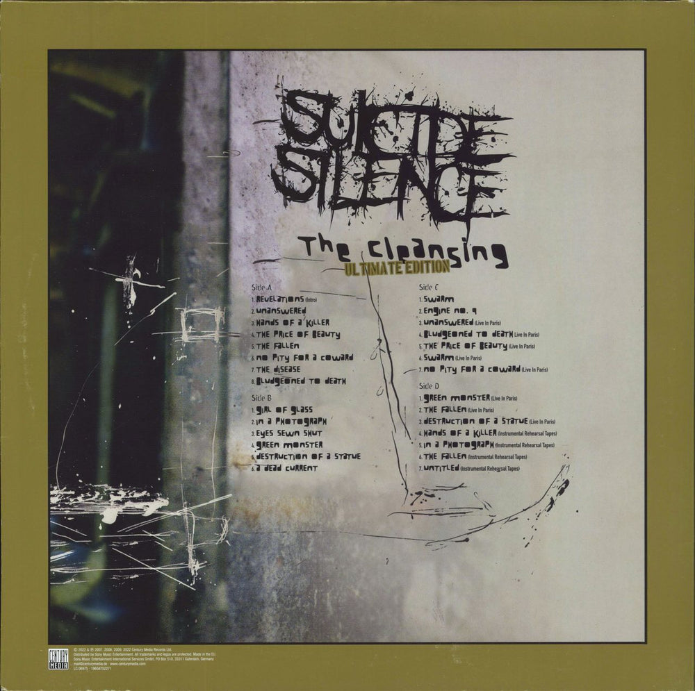 Suicide Silence The Cleansing - Ultimate Edition German 2-LP vinyl record set (Double LP Album)