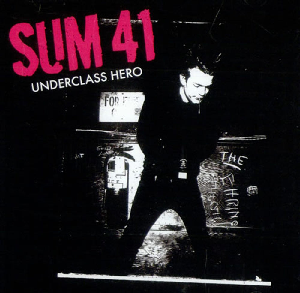 Sum 41 Underclass Hero US Promo CD single (CD5 / 5") ISLR16737-2