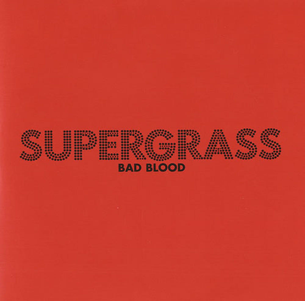 Supergrass Bad Blood UK Promo CD single (CD5 / 5") BAD001