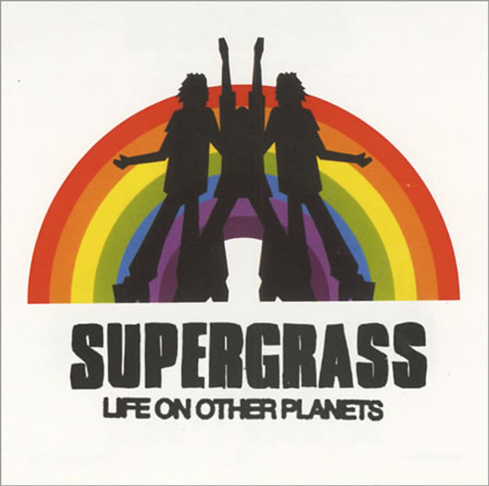 Supergrass Life On Other Planets US Promo memorabilia P/CARDS&STICKER