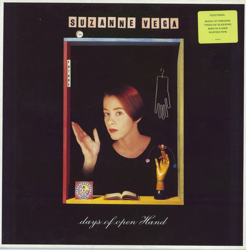 Suzanne Vega Days Of Open Hand - EX - hype sticker UK vinyl LP album (LP record) 395293-1