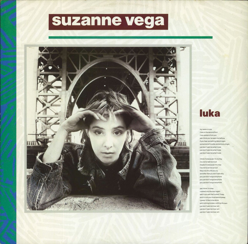 Suzanne Vega Luka UK 12" vinyl single (12 inch record / Maxi-single) VEGA12