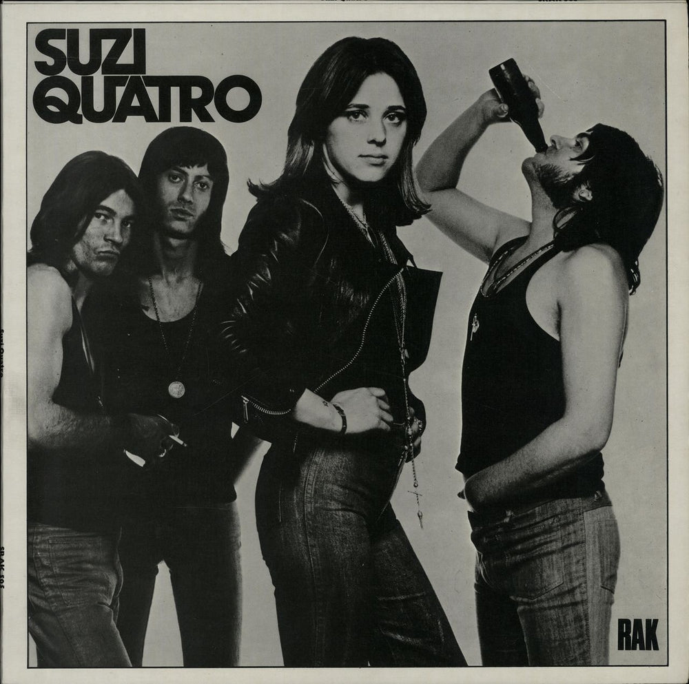 Suzi Quatro Suzi Quatro - 1st UK vinyl LP album (LP record) SRAK505