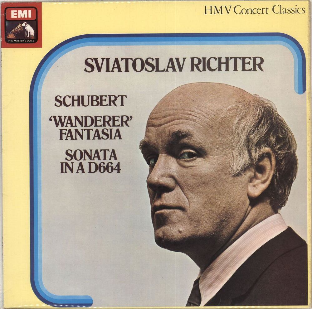 Sviatoslav Richter Schubert: 'Wanderer' Fantasia Sonata in A, D.664 UK vinyl LP album (LP record) SXLP30297