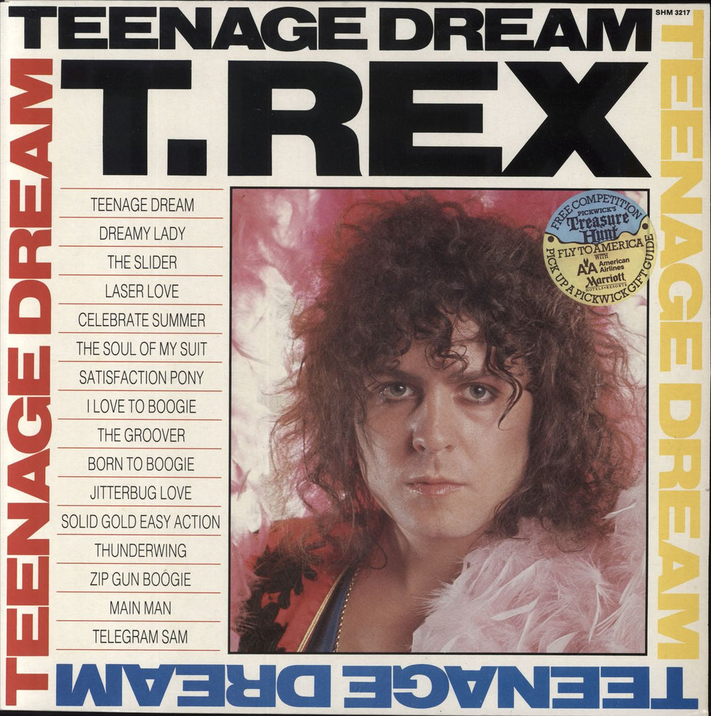 T-Rex / Tyrannosaurus Rex Teenage Dream UK vinyl LP album (LP record) SHM3217