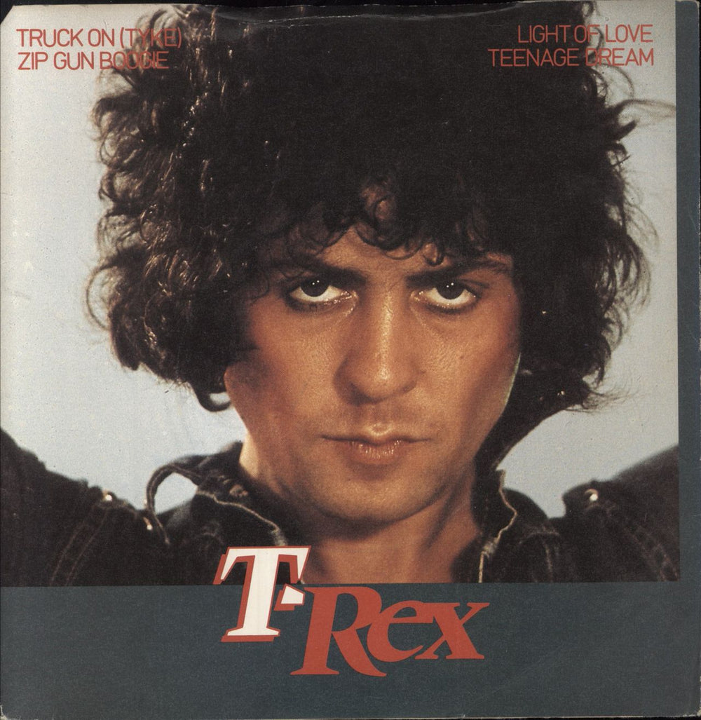 T-Rex / Tyrannosaurus Rex Truck On EP - Promo stickered UK 7" vinyl single (7 inch record / 45) MARC22(EP)