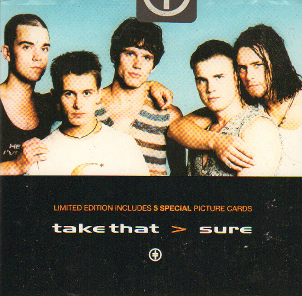 Take That Sure - Picture Card Pack UK CD single (CD5 / 5") 74321 236632