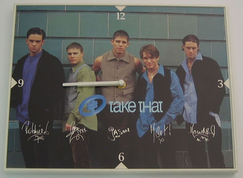 Take That Wall Clock UK memorabilia WALL CLOCK