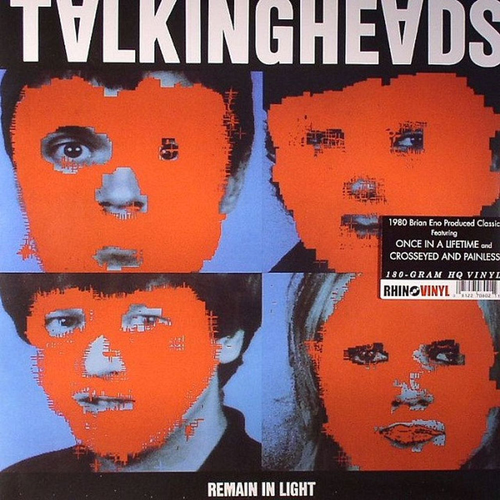 Talking Heads Remain In Light - 180 Gram HQ Vinyl - Sealed UK vinyl LP album (LP record) TALLPRE811584