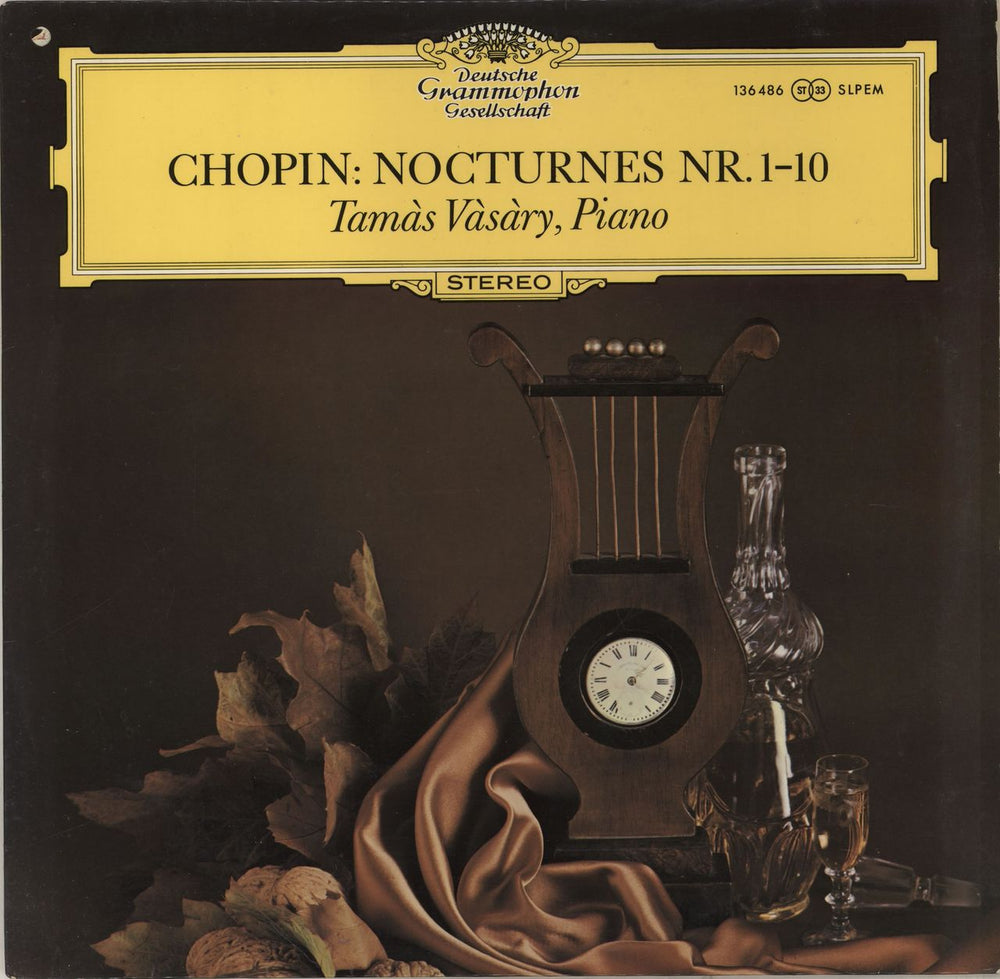 Tamás Vásáry Chopin: Nocturnes Nr. 1-10 German vinyl LP album (LP record) 136486