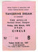 Tangerine Dream 1978 - Nineteen Seventy Eight + Ticket Stub Glasgow UK tour programme TANTRNI685587