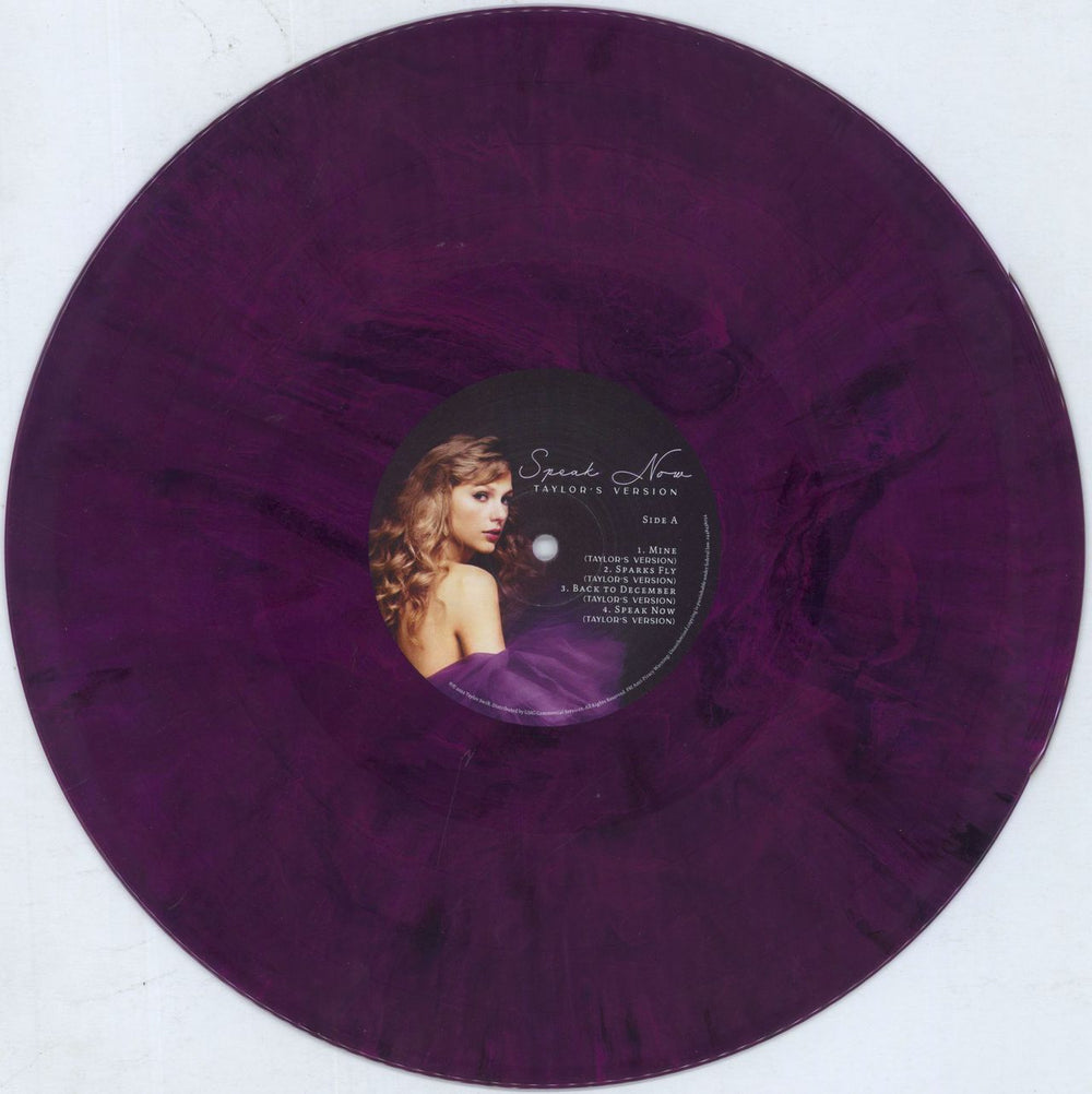 Taylor Swift Speak Now (Taylor's Version) - Orchid Marbled Vinyl UK 3-LP vinyl record set (Triple LP Album) T503LSP817126
