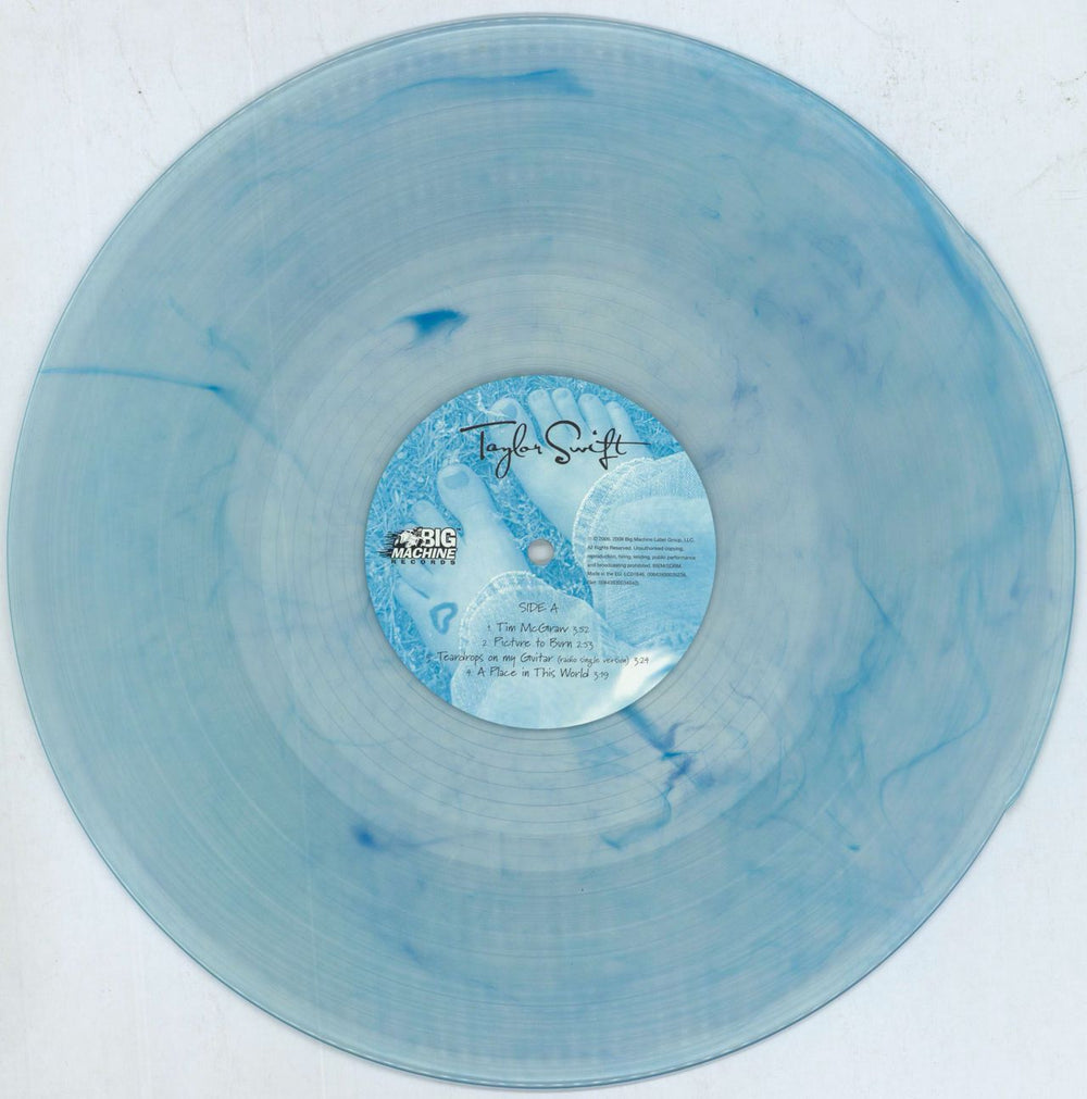 Taylor Swift Taylor Swift - RSD18 - Clear + Turquoise Vinyl UK 2-LP vinyl record set (Double LP Album) T502LTA817108