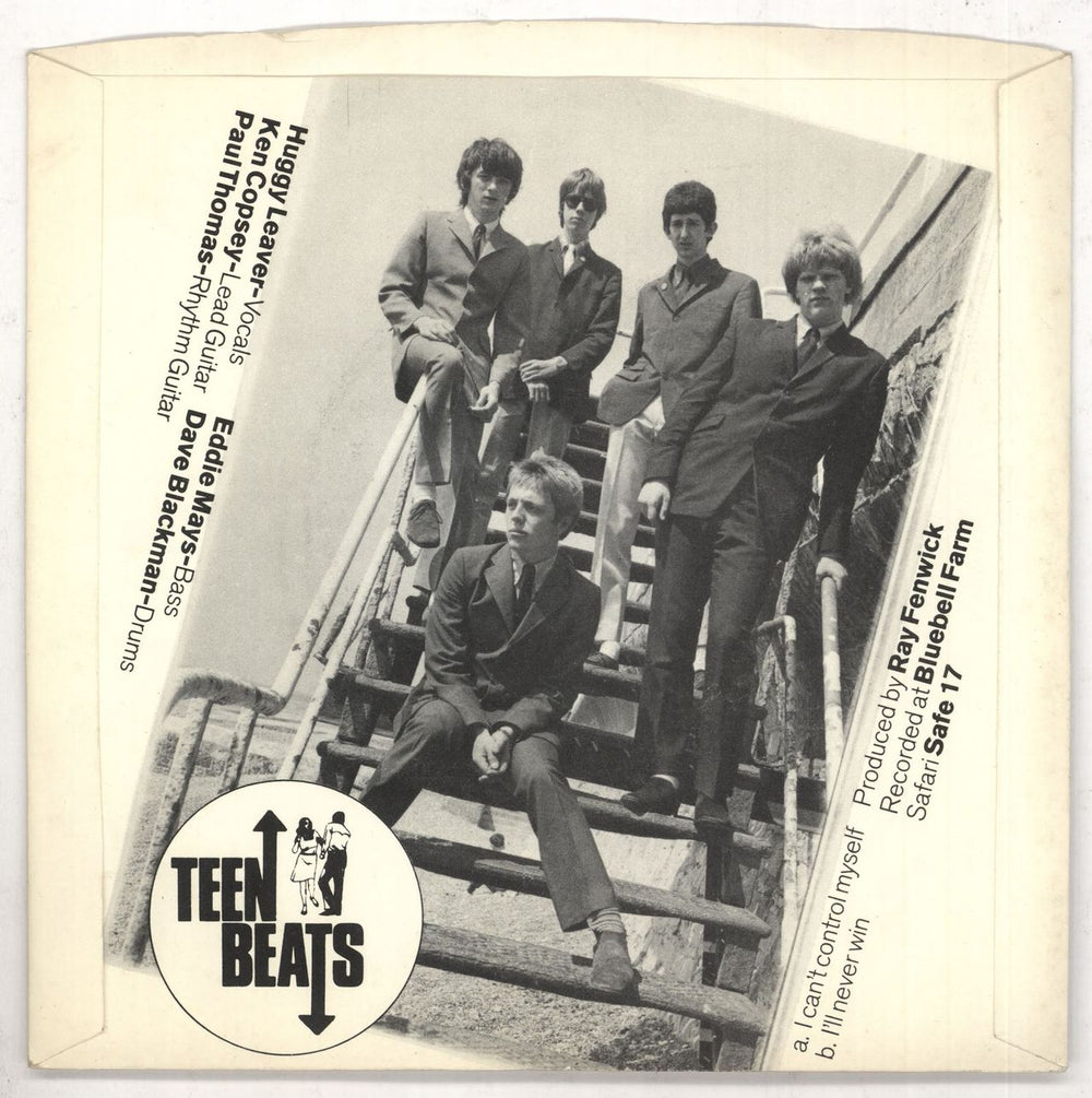 Teen Beats I Can't Control Myself UK 7" vinyl single (7 inch record / 45) BE007IC336164