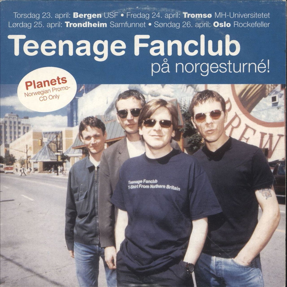 Teenage Fanclub Planets Norwegian Promo CD single (CD5 / 5") TFCPROMO9801