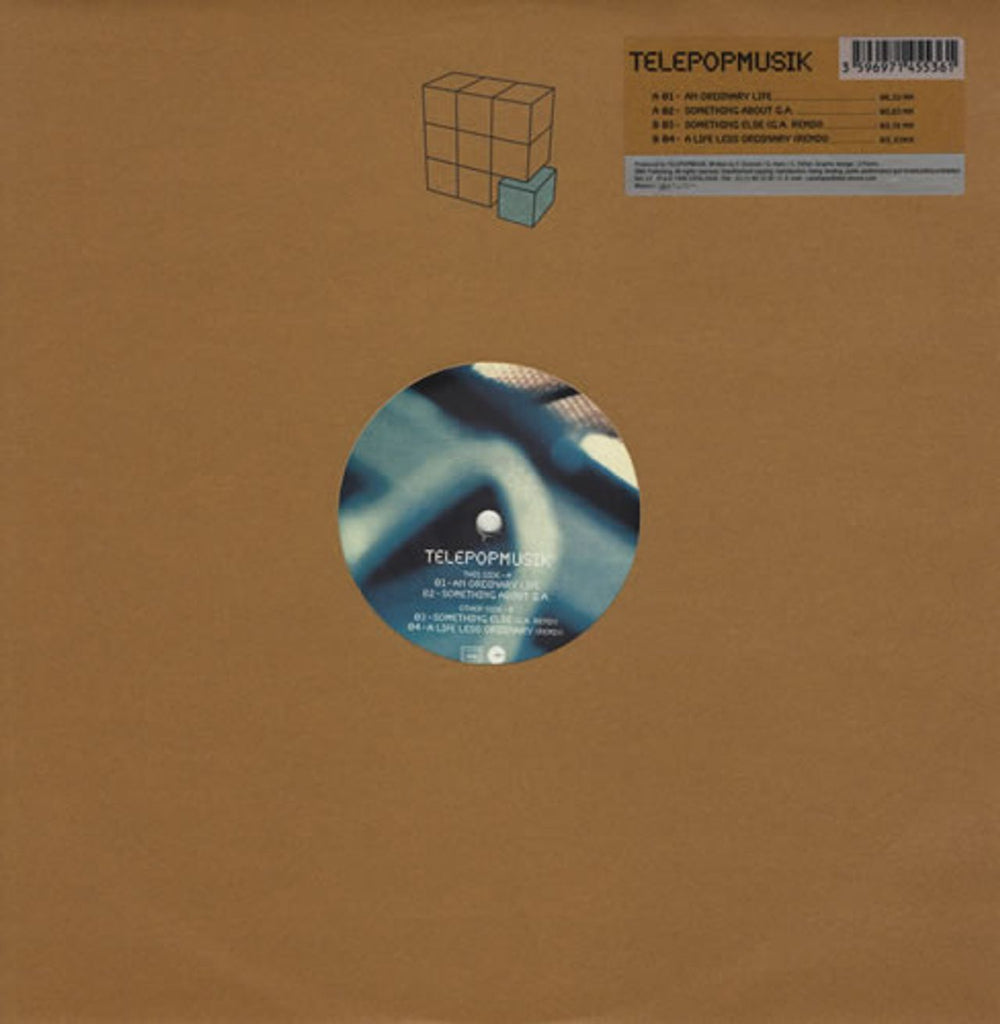 Télépopmusik An Ordinary Life - Clear vinyl UK 12" vinyl single (12 inch record / Maxi-single) 07