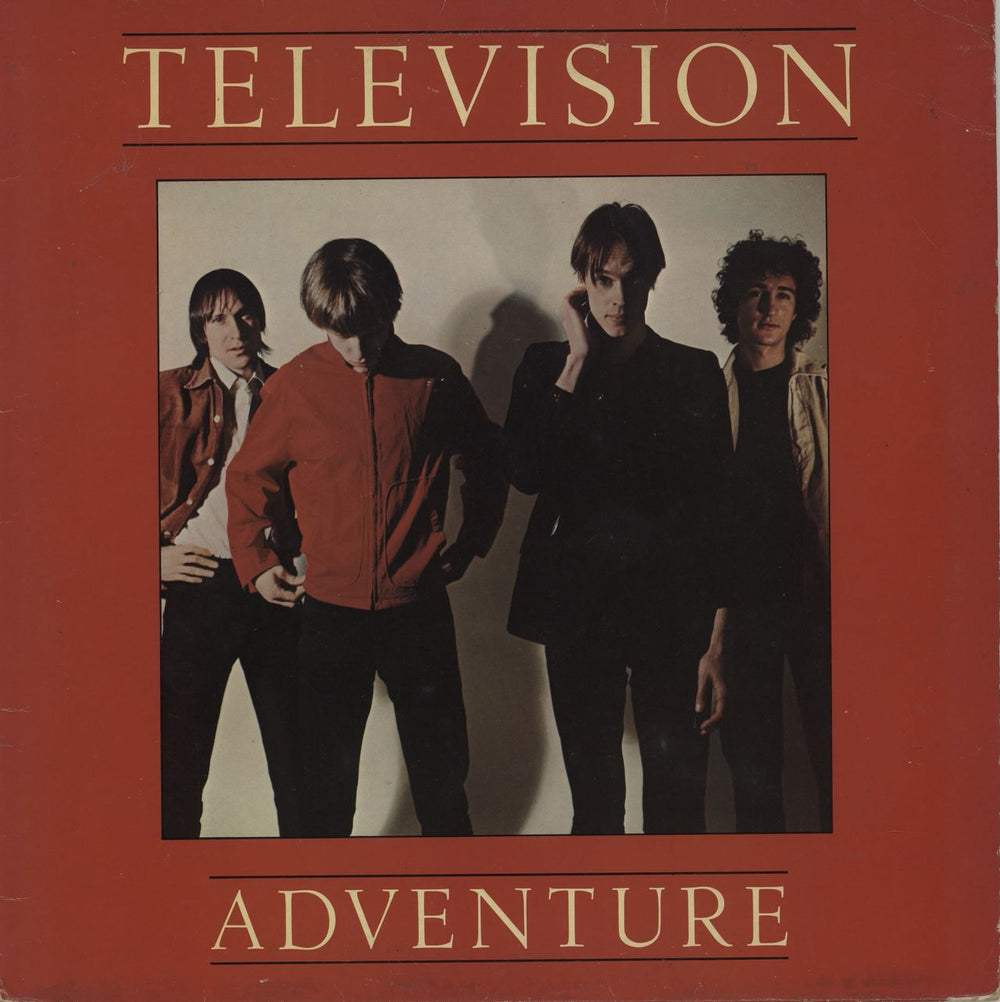 Television Adventure - Red Vinyl - VG UK vinyl LP album (LP record) K52072