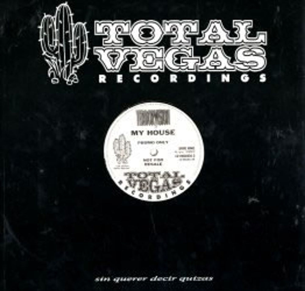 Terrorvision My House UK Promo 12" vinyl single (12 inch record / Maxi-single) 12VEGASDJ2