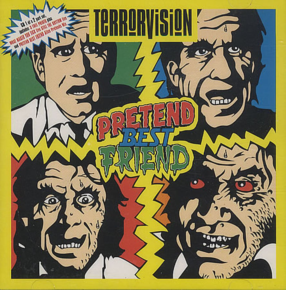 Terrorvision Pretend Best Friend - Part 1 & 2 UK 2-CD single set (Double CD single) CDVEGAS/S8