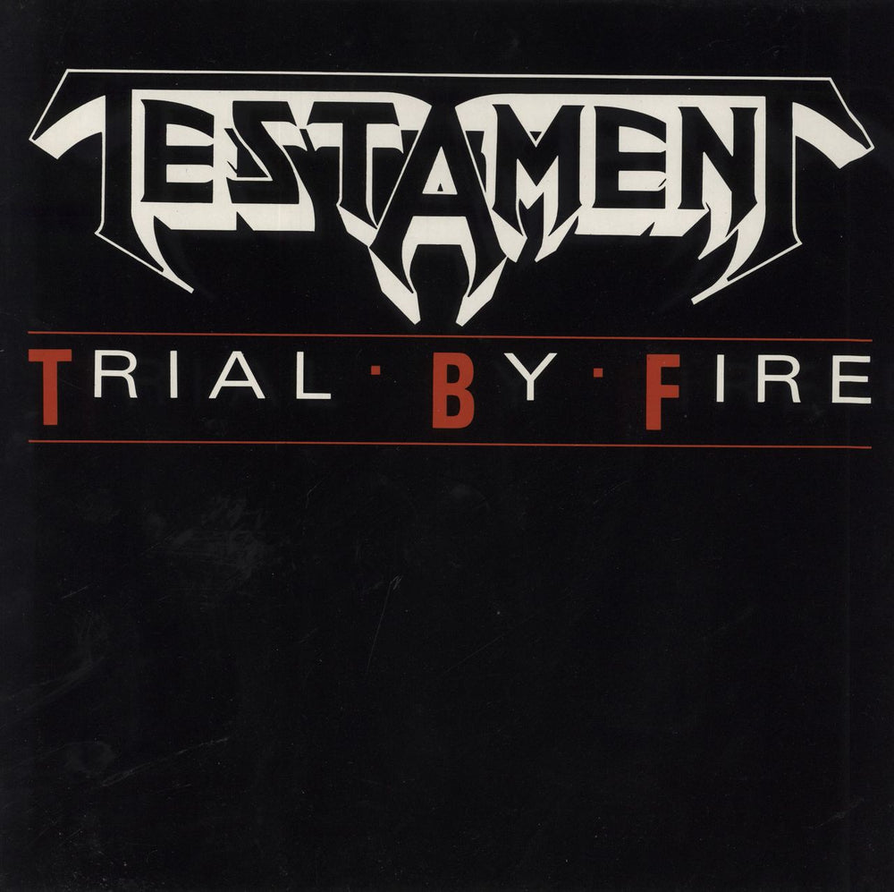 Testament Trial By Fire German 12" vinyl single (12 inch record / Maxi-single) 786595-0