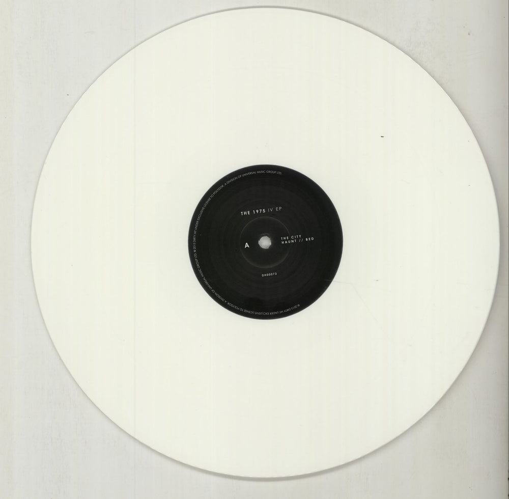 The 1975 IV - White Vinyl UK 12" vinyl single (12 inch record / Maxi-single) W7H12IV675583