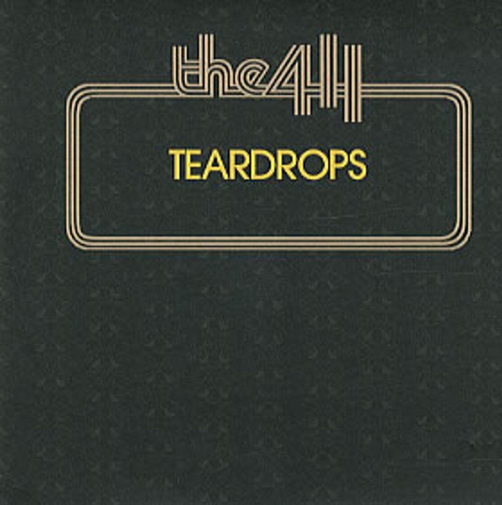 The 411 Teardrops UK Promo CD single (CD5 / 5") XPCD2980