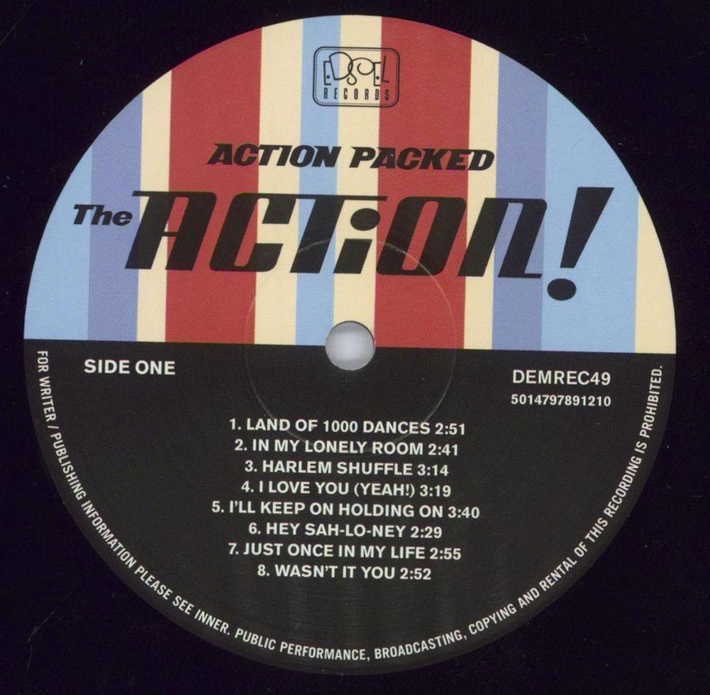 The Action Action Packed UK vinyl LP album (LP record) ATILPAC831310