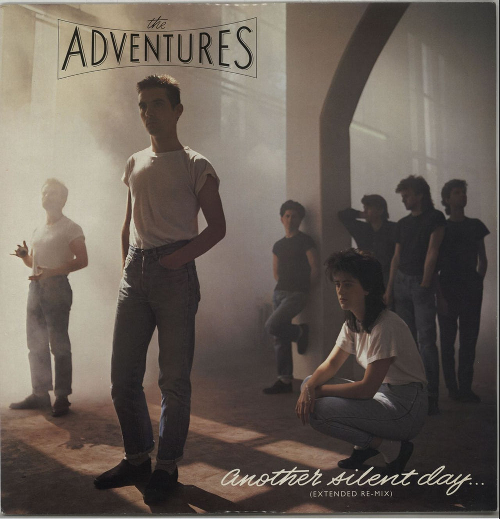 The Adventures Another Silent Day... (Extended Re-Mix) UK 12" vinyl single (12 inch record / Maxi-single) CHS122000