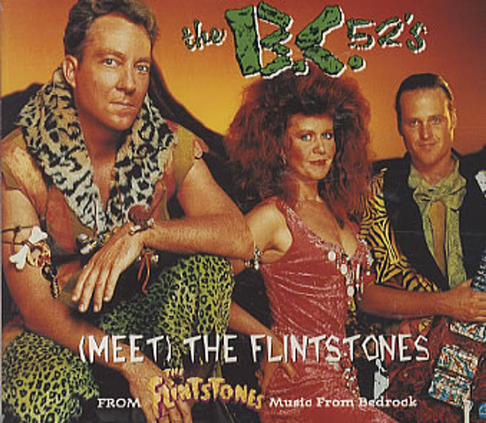 The B-52's Meet The Flintstones UK CD single (CD5 / 5") MCSTD1986