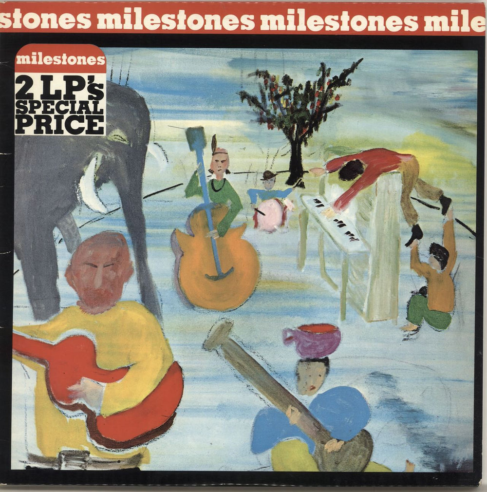 The Band Milestones Dutch 2-LP vinyl record set (Double LP Album) 5C184-50195/96