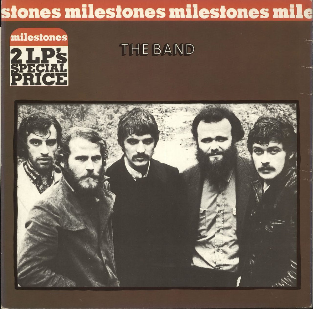 The Band Milestones - Mid '70s Dutch 2-LP vinyl record set (Double LP Album) T-B2LMI708593